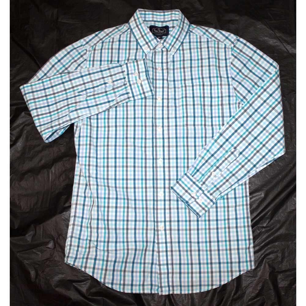 Nat‎ Nast Luxury Originals Mens Long Sleeve Button Down Shirt Size Small